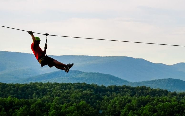 Klíny zipline, zip line